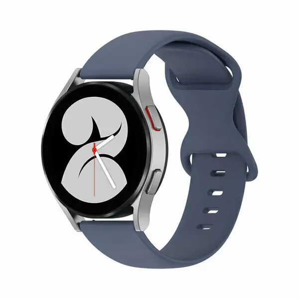 By Qubix - Smartwatch Bandje 22mm - Geschikt Voor Garmin Venu 2 / Garmin Venu 3 - Solid Color Sportband - Blauw - Geschikt Voor Garmin Bandje thumbnail