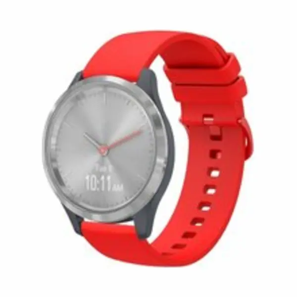 By Qubix - Smartwatch Bandje 18mm - Geschikt Voor Garmin Venu 3s - Vivoactive 4s - Venu 2s - Vivomove 3s - Forerunner 255s - Soft Siliconen Bandje - thumbnail