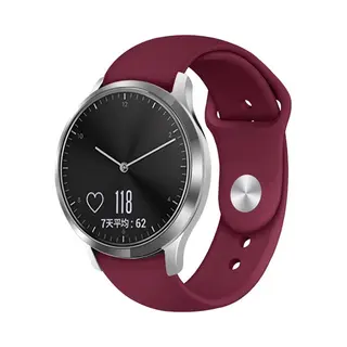 By Qubix - Smartwatch Bandje 18mm - Geschikt Voor Garmin Venu 3s - Vivoactive 4s - Venu 2s - Vivomove 3s - Forerunner 255s - Sportbandje - Maat,