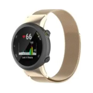 By Qubix Geschikt Voor Garmin Forerunner 45 - 45S - Milanese Bandje - Vintage Goud - Geschikt Voor Garmin Bandje