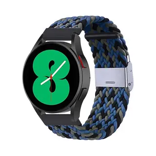 By Qubix Braided Nylon Bandje - Camouflage - Geschikt Voor Xiaomi Mi Watch - Geschikt Voor Xiaomi Watch 2 - Geschikt Voor Xiaomi Watch S1 - S2 - S3 -