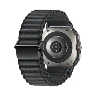 By Qubix Trail Band - Zwart - Geschikt Voor Samsung Galaxy Watch Ultra / Ultra 2025 47mm