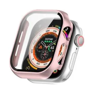 By Qubix Apple Watch Hard Case Waterproof - Rosé Goud - Geschikt Voor Apple Watch 42mm - Series 10 Hoesje - Screenprotector - Bescherming IWatch -