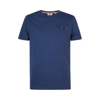 Petrol T Shirt Druck Navy - Größe Xxl