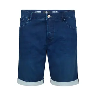 Petrol Industries - Heren Plus Size Jackson Stretch Denim Short Jetty - Blauw - Maat 5XL