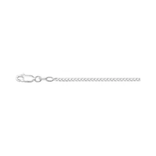 Yo&No - Ketting - Zilver - Gourmet - 2mm - 38cm - Sieraden Vrouw - Heren - Zilver 925