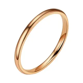 Lgt Jwls Lgt Jewels Smalle Stalen Ring Rose 2mm-18mm
