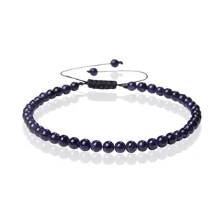 Memphis No.1 Armband - 4mm Blue Sandstone