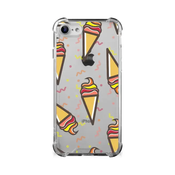B2Ctelecom IPhone Se 2022/2020 | IPhone 8/7 Beschermhoes Icecream thumbnail