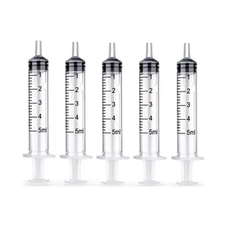 Thrivo Spuit - Spuiten - Injectiespuit - Doseerspuit - Injectiespuit Zonder Naald - 5ml - 5 Stuks