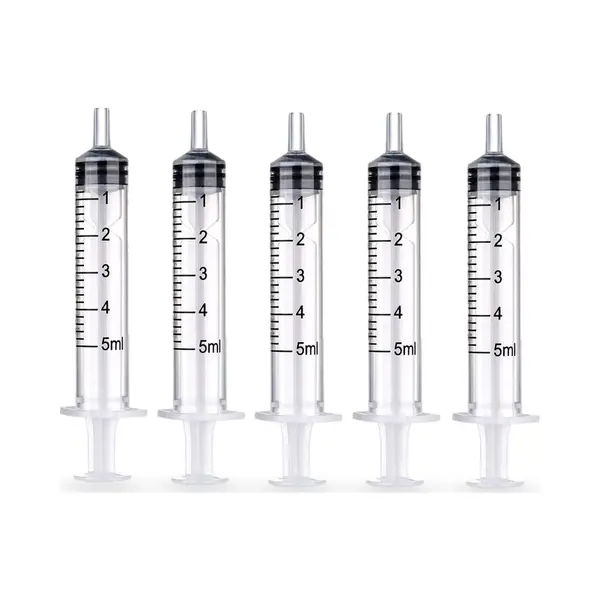 Thrivo Spuit - Spuiten - Injectiespuit - Doseerspuit - Injectiespuit Zonder Naald - 5ml - 5 Stuks thumbnail