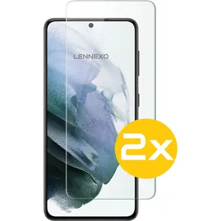 Lennexo Screenprotector Geschikt Voor Samsung Galaxy S21+ (S21 Plus) - Glasplaat - Tempered Glass - 2 Stuks
