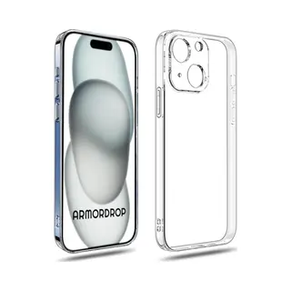 Armordrop Transparant Hoesje Geschikt Voor IPhone 15 Hoesje - Stevige Beschermhoesje