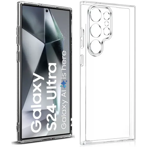 Armordrop Transparant Hoesje Geschikt Voor Samsung S24 Ultra - Stevige Beschermhoesje thumbnail