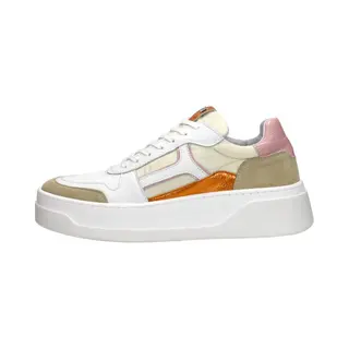 Red-Rag 72118 Lage Sneakers - Leren Sneaker - Dames - Oranje - Maat 37