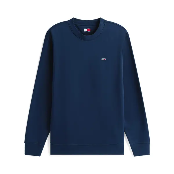 Tommy Jeans, Herren, Pullover, Tjm Reg S Flag Crew, Blau, (L) thumbnail