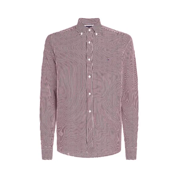 Tommy Hilfiger Tommy Knit Stripe Shirt - Rouge thumbnail