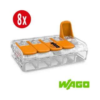 Wago Lasklem 5-voudig 221-415 (8 Stuks) - Tornitrex®