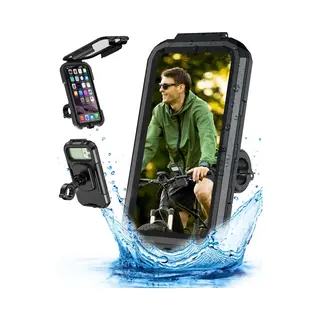 ISetchi Telefoonhouder Fiets Waterdicht - Drie Stuur Adapters - Anti-Schok Laag - Universeel - Smartphone Gsm Mobiel Houder - Motor, Fiets & Scooter