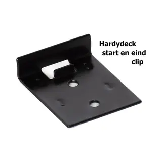 Hardydeck 25 Begin Clips Voor Eerste En Laatste Vlonderplank Bevestiging