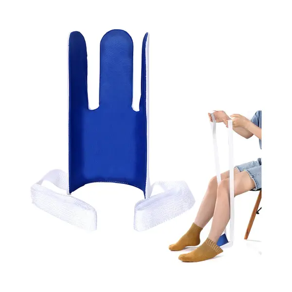 ComfiCare® Sokaantrekker Medium - Badstof - Voor Sokken - Blauw thumbnail