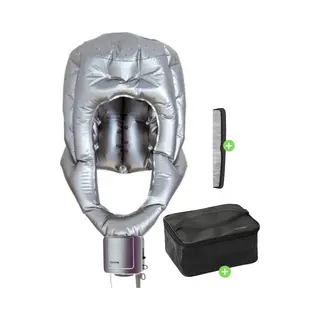 Obbcm Opblaasbare Droogkap + Accessoires - Haardroogkap Voor Thuis - Haardroger Kap - Fohn Kap - Haardroogkap Krullen - Ion Technologie & Coolshot
