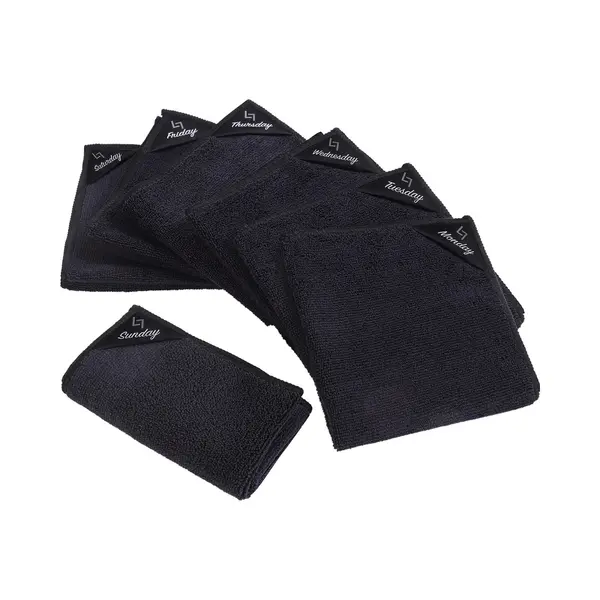Dooki® Microvezeldoekjes – Theedoeken – Raamdoeken – Vaatdoekjes – Vaatdoeken – 7 Stuks Gelabeld Met Weekdagen – Schoonmaakdoekjes – thumbnail