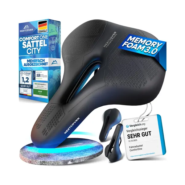 Nextcover Fahrradsattel ComfortOne Mit Memory Foam 3.0 thumbnail