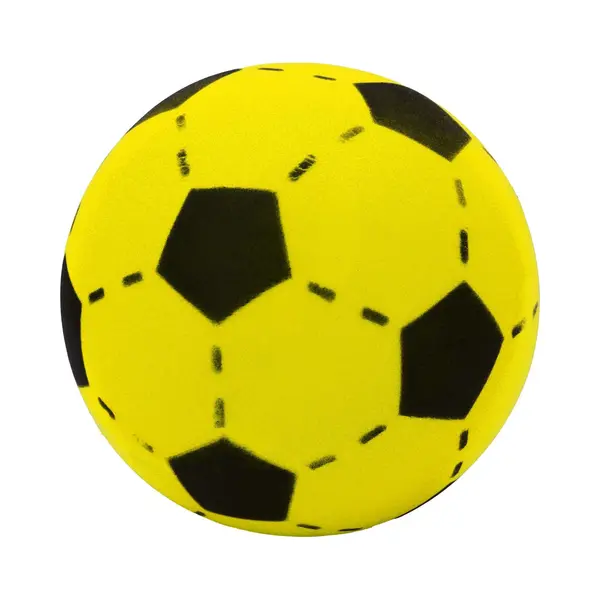 Kyto - Voetbal Zacht Foam - 20cm - Geel - Schuimrubber thumbnail
