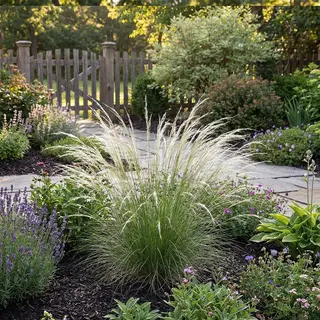 Bloomique - Set Van 6 - Stipa Tenuissima Ponytails - Vedergras - Siergras - Winterhard - Vaste Plant - 10-20 Cm Hoog - 9 Cm Pot