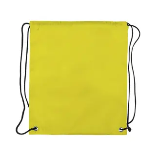 Gymtas Basic - Rugtas - Zwemtas - Sporttasje Met Rijgkoord - Geel