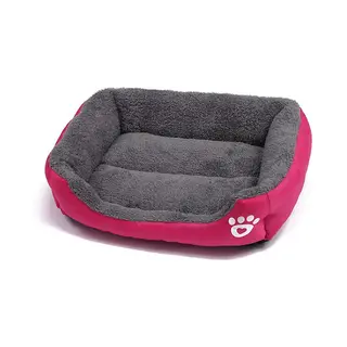 Huisdier Kussen - Fluffy Hondenmand - Hondenbed - Slaapmand - Fleece - Polyester - Roze