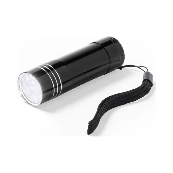 Zaklamp Led - Zaklampje - Zaklampen - Camping Accessoires - Noodverlichting - Aluminium - Zwart thumbnail