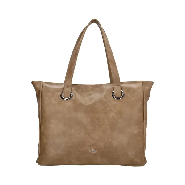 Charm London Liberty Laptoptas 17, 3 Inch - Laptop - Werk - School - Laptopvak 15" Tot 17, 3" - Dames Tas - Taupe thumbnail