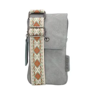 Beagles Malaga Crossbody Telefoontasje Met Trendy Schouderband - Dames Tas - Lichtblauw