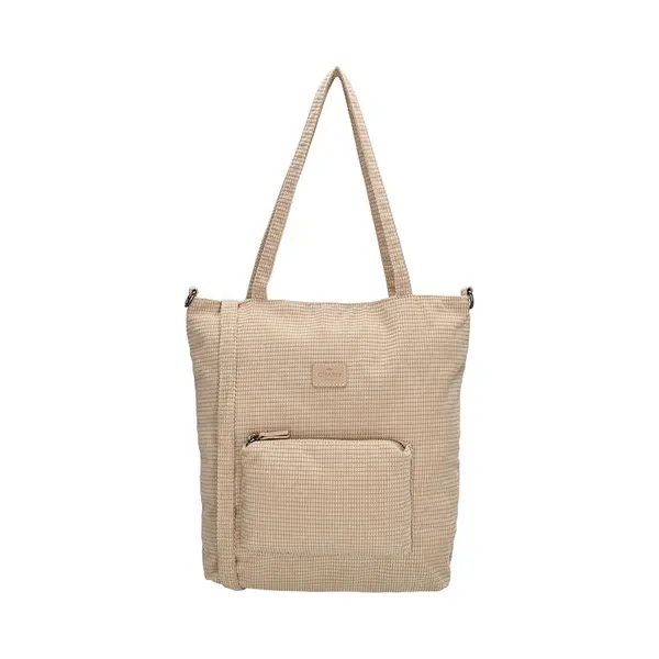 Charm London Valley Shopper - Schoudertas - Crossbody - Verstelbare - Afneembare - Schouderband - Lichtgewicht - Wafelstructuur - Tote Bag - Dames Tas thumbnail