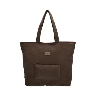 Charm London Valley Shopper - Schoudertas - Shoppingbag - Crossbody - Schouderband - Afneembaar - Verstelbaar - Wafelstructuur - Tote Bag - Dames Tas
