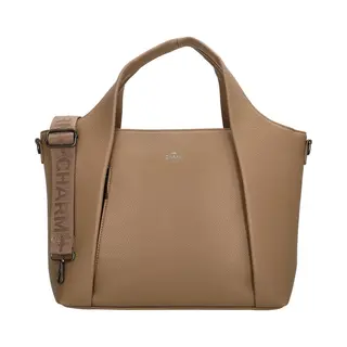 Charm London Mulberry Street Handtas - Dames Tas - Taupe