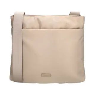 Beagles Duomo Schoudertas - Crossbody - Praktisch - Verstelbare Schouderband - Anti Diefstal - Dames Tas - Lichttaupe
