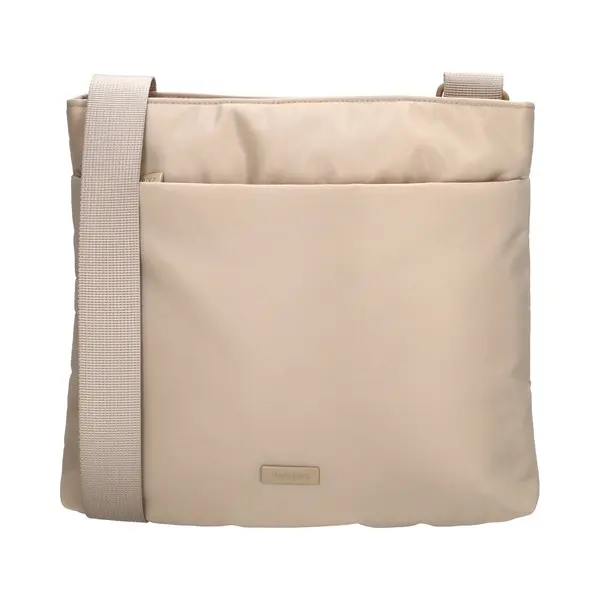 Beagles Duomo Schoudertas - Crossbody - Praktisch - Verstelbare Schouderband - Anti Diefstal - Dames Tas - Lichttaupe thumbnail
