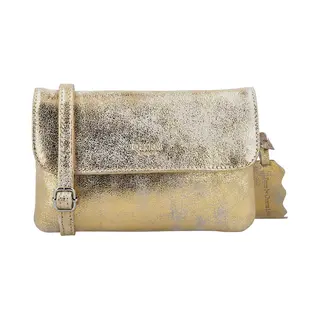 Charm London South Hill Schoudertas - Crossbodytas - Leer - Metallic - Overslag - Clutch - Leren Dames Tas - Goud