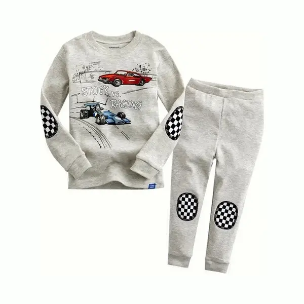 Pyjama Kinderen - Jongens Pyjamaset Auto - Racing Car - Raceauto - Maat 92-98 (3T) thumbnail