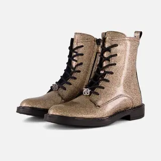 Giga Veterboots Zilver Leer - Maat 33 - Kinderschoenen