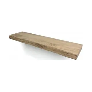 Wood Brothers Zwevende Wandplank Oud Eiken Boomstam 60 X 20 Cm