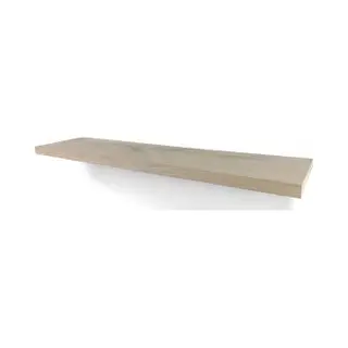 Wood Brothers Rustiek Eiken Zwevende Wandplank 25mm Massief Recht 50 X 14 Cm