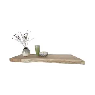 Wood Brothers Zwevende Wandplank Acacia Boomstam 80 X 20 Cm