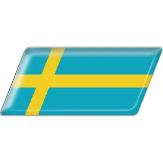 Vlag Sticker - Autostickers - Autosticker Voor Auto - Bumpersticker - Zweden