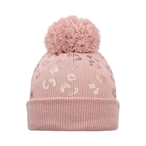 Muts Tijgerprint Pompom - Roze thumbnail