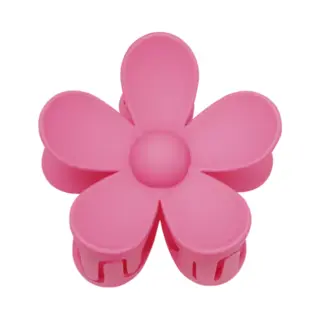 Yehwang Haarklem Bloem Fuchsia - Hairclip - Haarspeld - Groot - Luxe Haarklem - Cadeautje - Flower Power - Dames - Haarklem Bloem