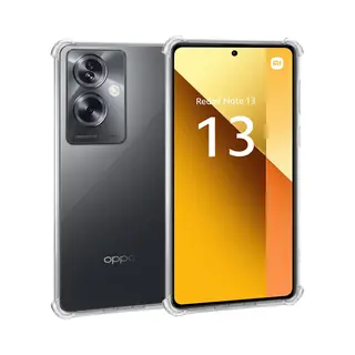 ChiGuard Geschikt Voor Xiaomi Redmi Note 13 4G / Poco M6 4G - Hoesje - Shock Proof Case – Cover Transparant